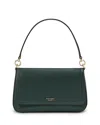 Kate Spade New York Hudson Pebbled Leather Flap Shoulder Bag In Northern P