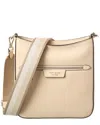 Kate Spade New York Hudson Pebbled Leather Large Messenger Crossbody