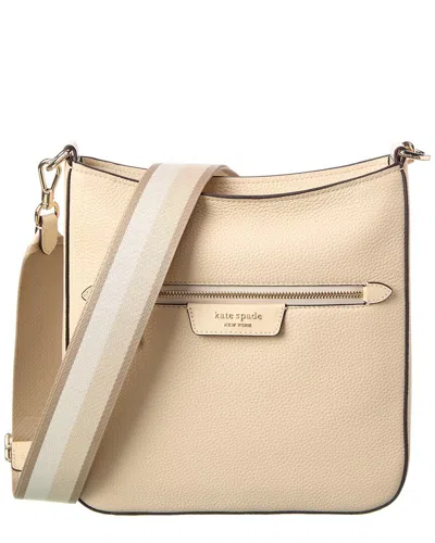 Kate Spade New York Hudson Pebbled Leather Large Messenger Crossbody