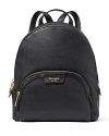 Kate Spade New York Hudson Pebbled Leather Medium Backpack In Black