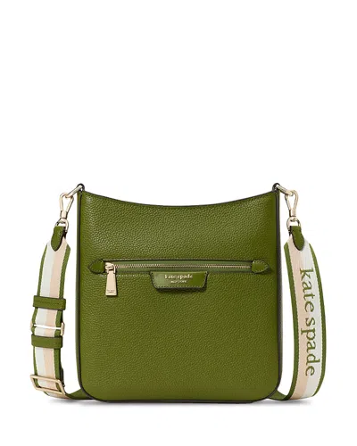 Kate Spade New York Hudson Pebbled Leather Messenger Crossbody