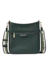 Kate Spade New York Hudson Pebbled Leather Messenger Crossbody In Northern Pine