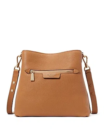 Kate Spade New York Hudson Pebbled Leather Shoulder Bag In Brown