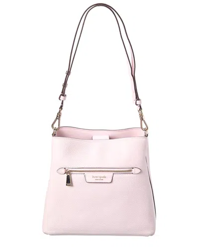 Kate Spade New York Hudson Pebbled Leather Shoulder Bag In Pink