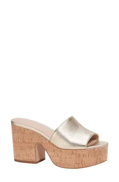 Kate Spade New York Ibiza Platform Sandal In Gold
