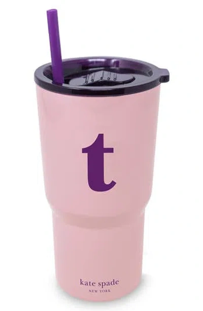 Kate Spade New York Initial 20-ounce Tumbler In Multi