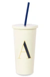 Kate Spade New York Initial Straw Tumbler