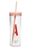 Kate Spade New York Initial Straw Tumbler