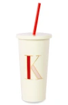 Kate Spade New York Initial Straw Tumbler
