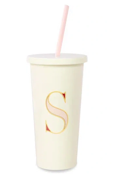 Kate Spade New York Initial Straw Tumbler
