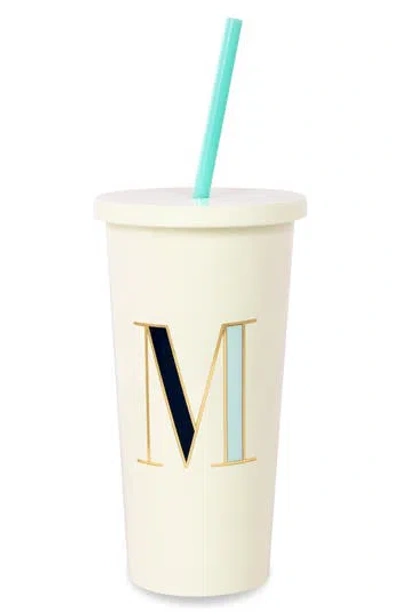Kate Spade New York Initial Straw Tumbler