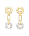Kate Spade New York Mixed Metallic Linear Drop Earrings In Multi