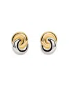 Kate Spade New York Interlock Polished Stud Earrings In Gold