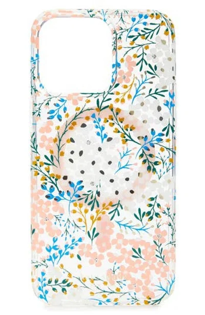 Kate Spade New York Iphone 15 Pro Max Floral Phone Case In Multi Floral/rose/green