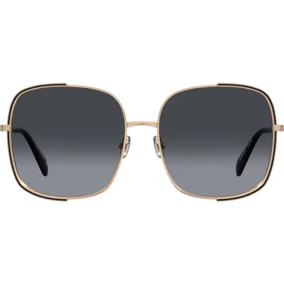 Kate Spade New York Isla 59mm Gradient Square Sunglasses In Gray
