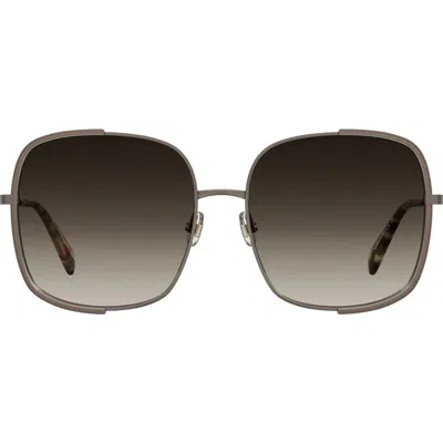 Kate Spade New York Isla 59mm Gradient Square Sunglasses In Burgundy