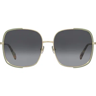 Kate Spade New York Isla 59mm Gradient Square Sunglasses In Gray