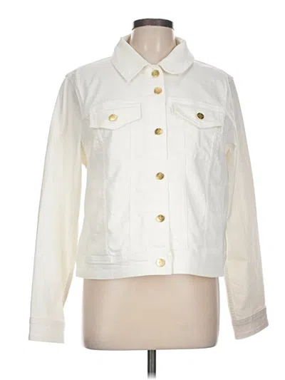 Pre-owned Kate Spade New York Jacket In White
