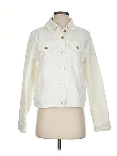 Pre-owned Kate Spade New York Jacket In White