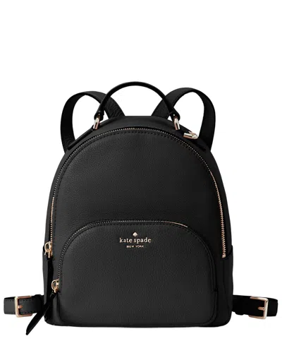 Kate Spade New York Jackson Medium Leather Backpack In Black