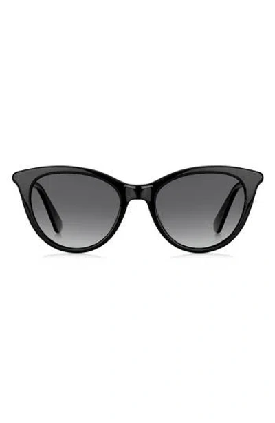 Kate Spade New York Janalynns 51mm Gradient Cat Eye Sunglasses In Black