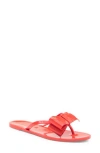 Kate Spade New York Jayla Bow Flip Flop Sandal In Fresh Tomato