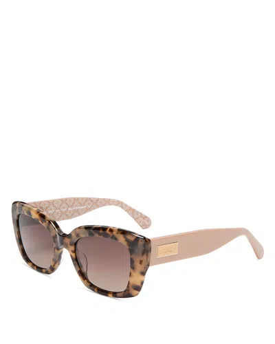 Kate Spade New York Jenell Square Sunglasses, 51mm In Brown