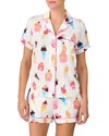 Kate Spade New York Jersey Boxer Pajama Set In Sundae Toss