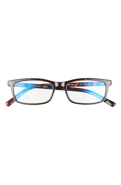 KATE SPADE KATE SPADE NEW YORK JODIE 50MM RECTANGULAR READING GLASSES