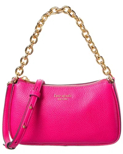 Kate Spade New York Jolie Pebbled Leather Small Convertible Crossbody In Red