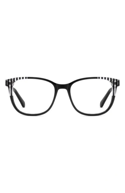 Kate Spade New York Joliet 51mm Square Optical Glasses In Black