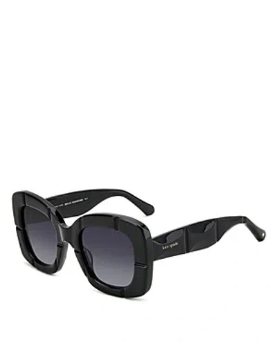 Kate Spade New York Josey Square Sunglasses, 50mm In Black