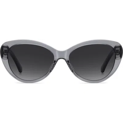 Kate Spade New York Josi 55mm Cat Eye Sunglasses In Gray
