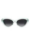 Kate Spade New York Junigs 55mm Gradient Cat Eye Sunglasses In Neutral