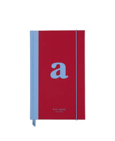 Kate Spade New York Just Mine Initial Journal, A In Red