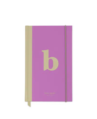Kate Spade New York Just Mine Initial Journal, B In Blush