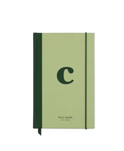 Kate Spade New York Just Mine Initial Journal, C In Light Green