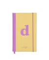 Kate Spade New York Just Mine Initial Journal, D In Yellow