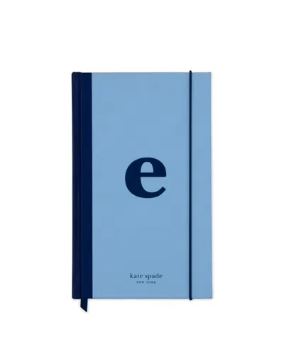 Kate Spade New York Just Mine Initial Journal, E In Medium Blue