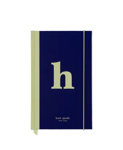Kate Spade New York Just Mine Initial Journal, H In Navy
