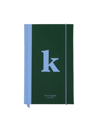 Kate Spade New York Just Mine Initial Journal, K In Green