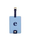 Kate Spade New York Just Mine Initial Luggage Tag, E In Medium Blue