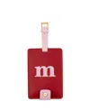 Kate Spade New York Just Mine Initial Luggage Tag, M In Red