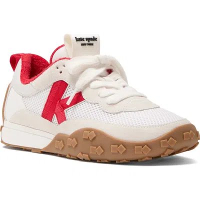 Kate Spade New York K As In True White/ Cherry Rouge