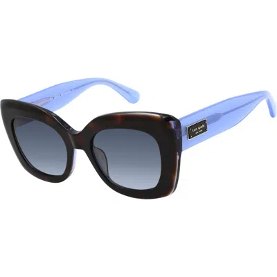 Kate Spade New York Kalie 52mm Gradient Square Sunglasses In Gold