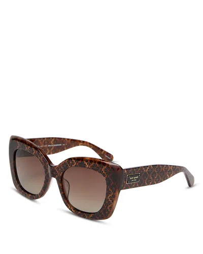 KATE SPADE KATE SPADE NEW YORK KALIE CAT EYE SUNGLASSES, 52MM