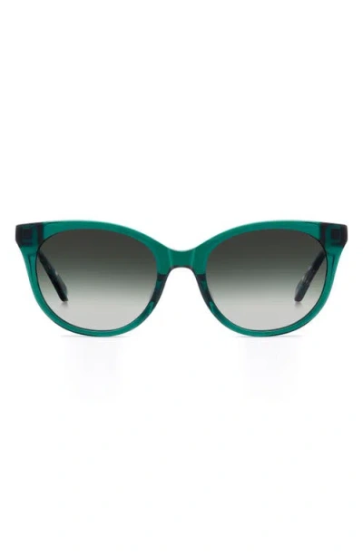 Kate Spade New York Karlee 53mm Gradient Round Sunglasses In Green