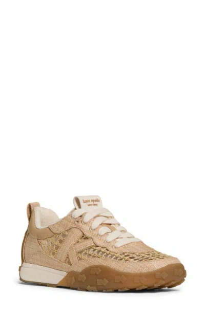Kate Spade New York Kate Raffia High Top Sneaker In Neutral