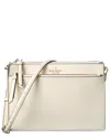 Kate Spade New York  Cameron Leather Zip Leather Crossbody In Neutral