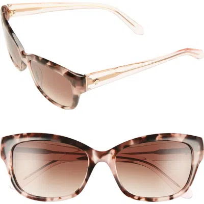 Kate Spade New York  'johanna' 53mm Retro Sunglasses In Brown